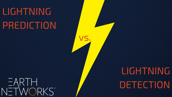 lightning prediction vs. lightning detection