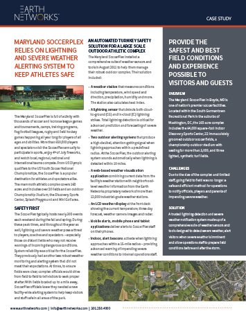 Screenshot of the Maryland Soccerplex Case Study