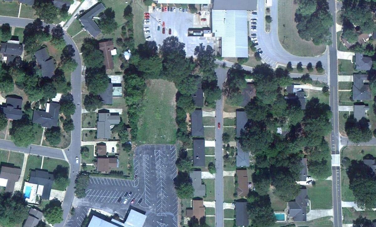 A neighborhood near Tuscaloosa, Alabama after tornadoes on April 29, 2011