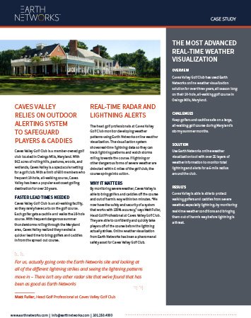 Screenshot of the Caves Valley Case Study