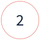 A dark blue "2" in a red circle