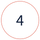 A dark blue "4" in a red circle