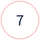 a dark blue "7" in a red circle
