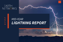 2019 U.S. Mid-Year Lightning Report Cover Image - Earth Networks