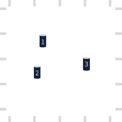 three lightning sensors