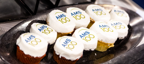 AMS 100th birthday cupcakes