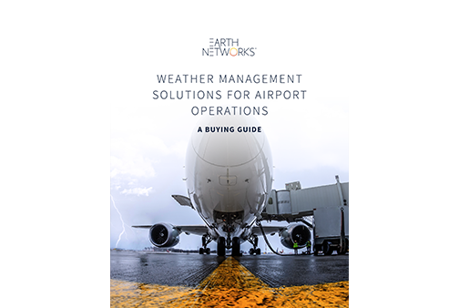 Airport Operations Weather Solutions Buying Guide Cover Image - Earth Networks