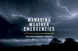 Managing Weather Emergencies E-Book Cover Image - Earth Networks