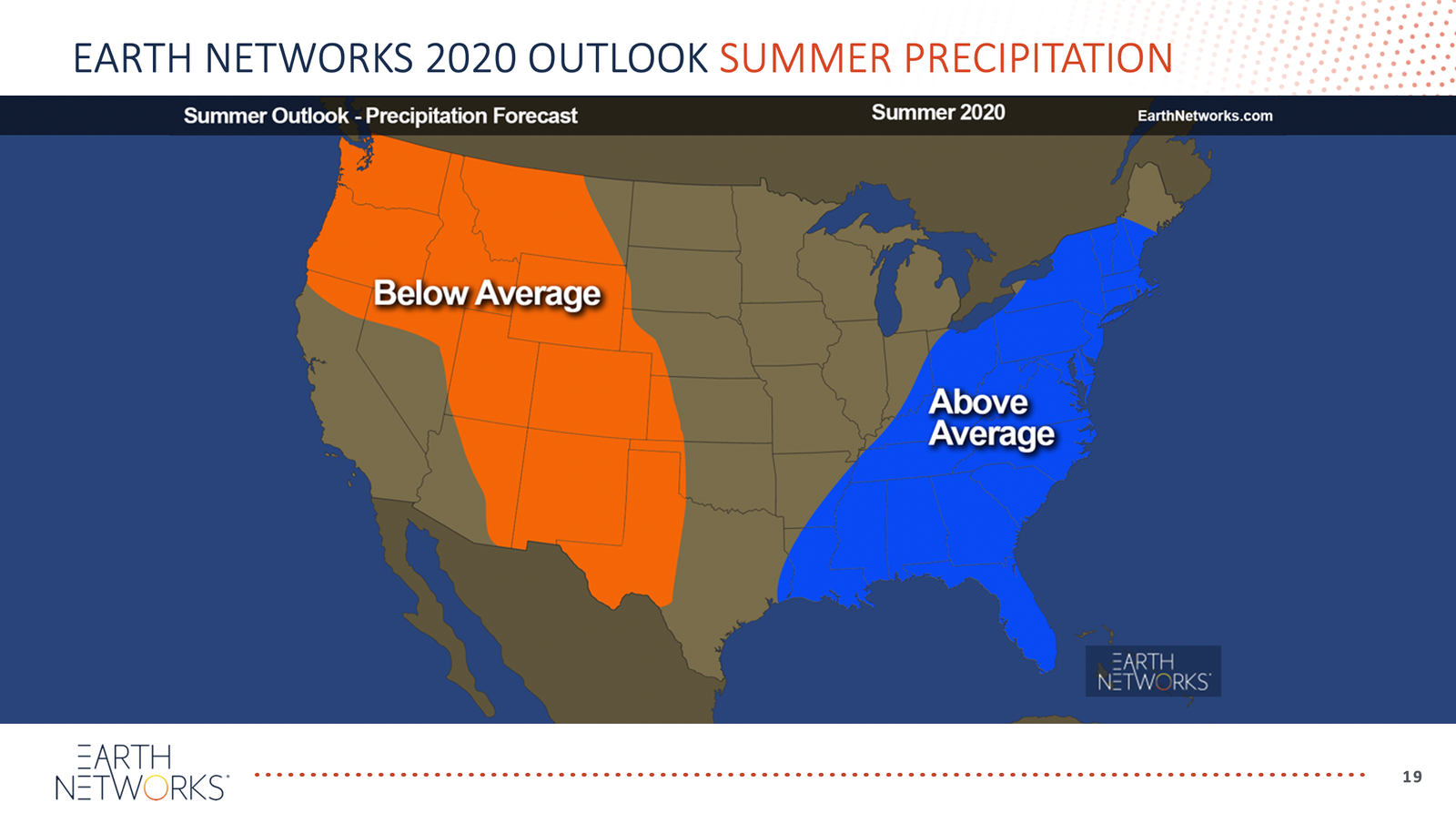 2020 Summer outlook precipitation outlook