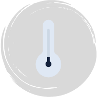 Thermometer with low temperature reading